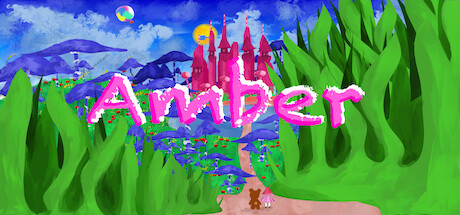 Amber game header image featuring the main character